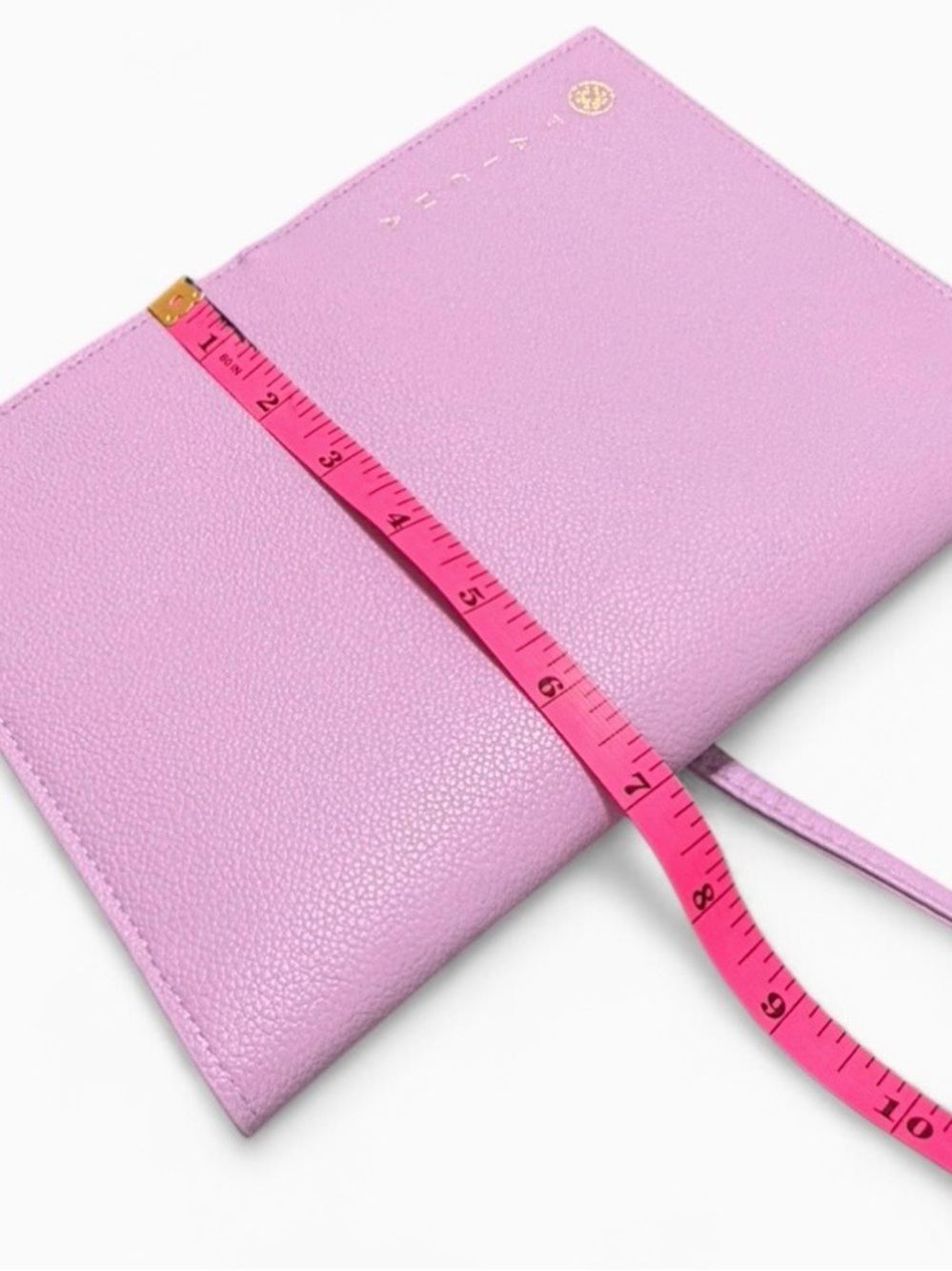 TATCHA Lavender Lilac Makeup Brush Roll Case | Vegan Leather Cosmetic Organizer - Picture 7 of 8